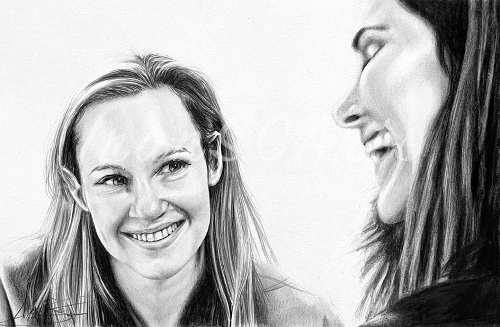 That's how you know it – Graphite drawing A4 – IranSCArts Heidelberg