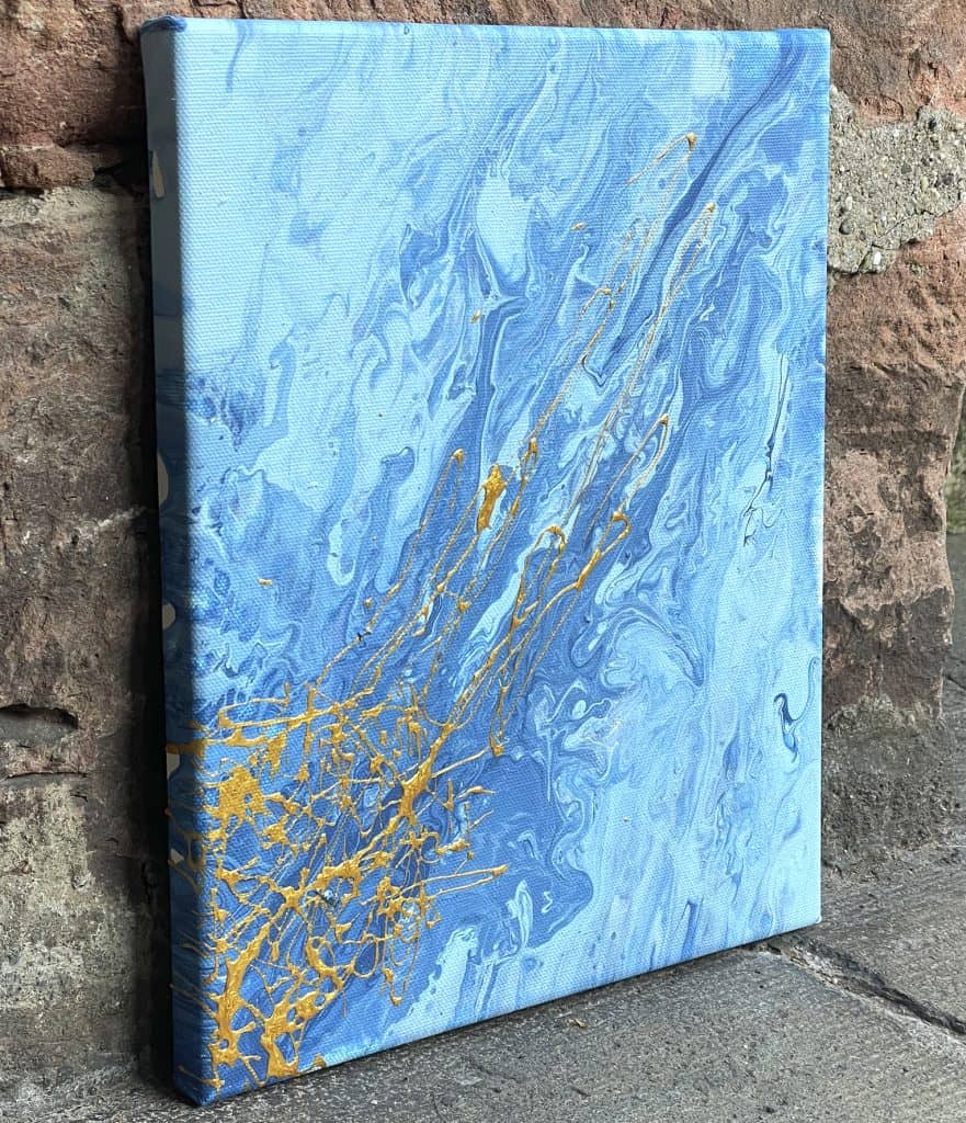 Golden Currents – Side view – IranSCArts Heidelberg