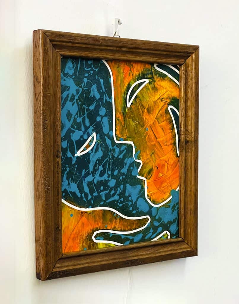 Longing for Vasarely – Side view – IranSCArts Heidelberg