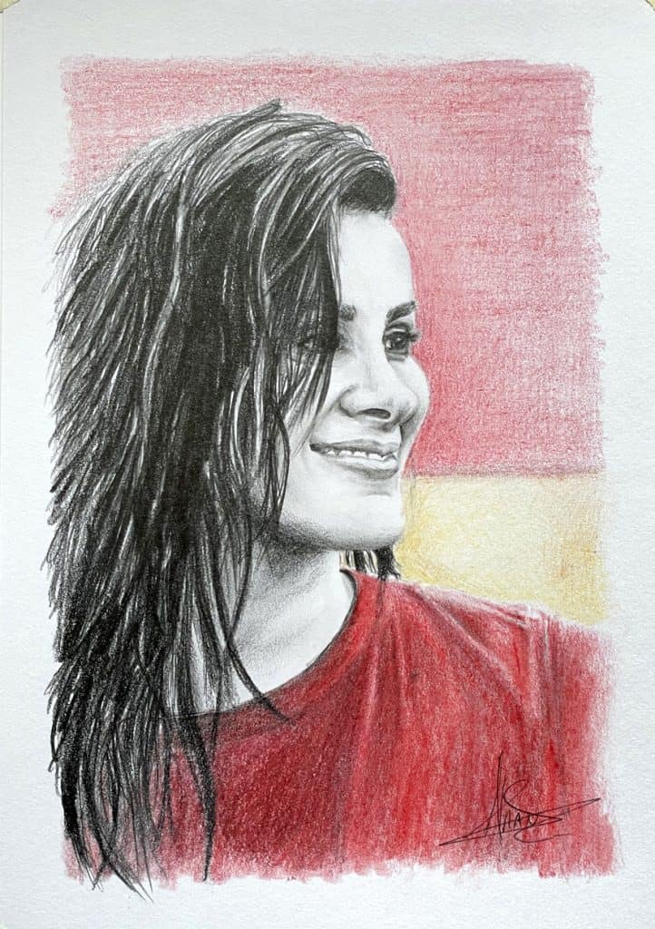 Carina Deluca from Station19 – Drawing A5 - IranSCArts Heidelberg