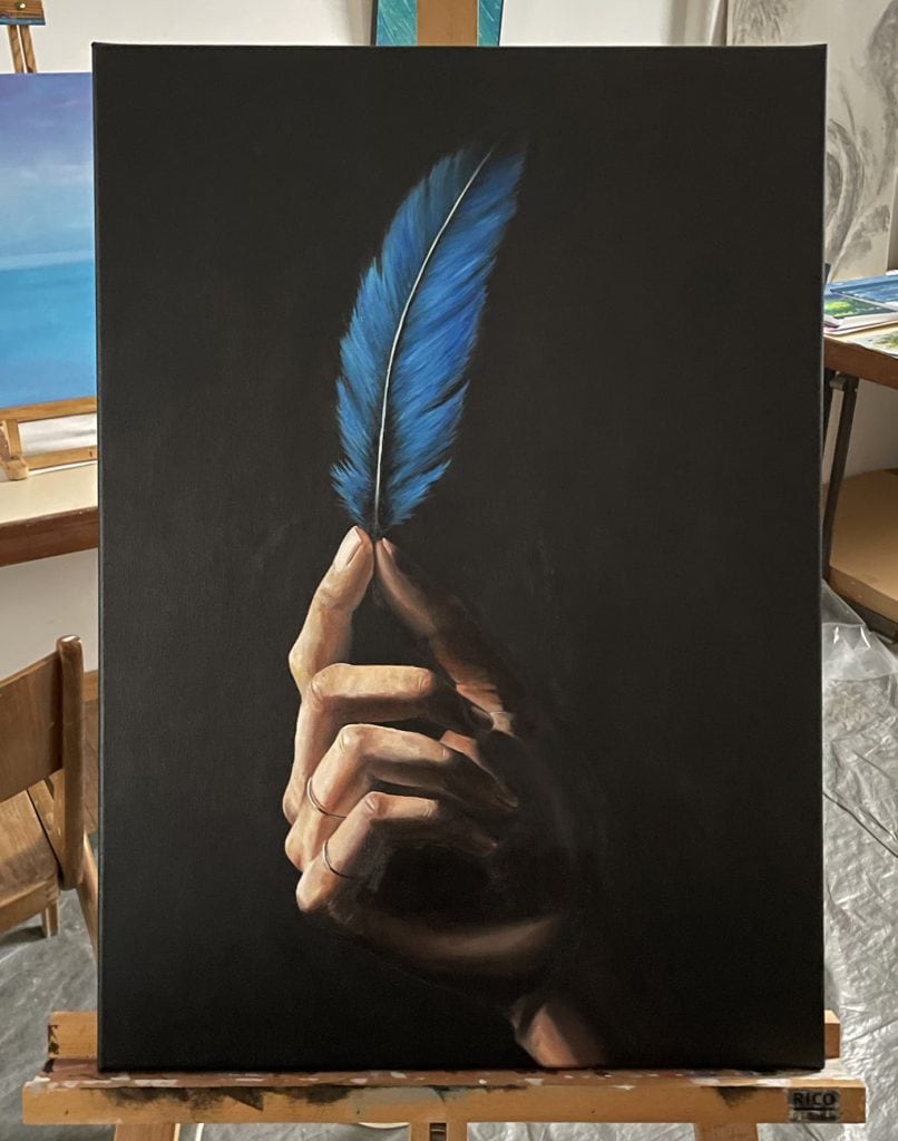 Blue Bird – Front view – IranSCArts Heidelberg