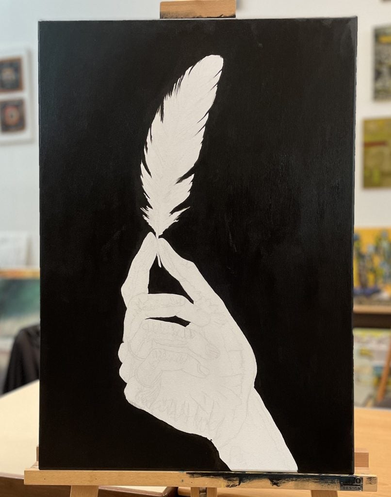 Blue Bird – Initial Process – IranSCArts Heidelberg