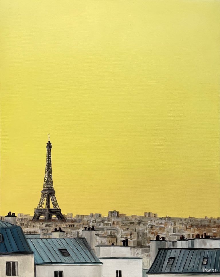Paris.26 – Original Oil Painting 40x60cm – IranSCArts Heidelberg